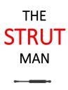 THE STRUT MAN logo