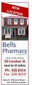 Bell's Pharmacy Lyttelton and Post Centre logo