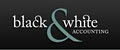 Black and White Accounting logo