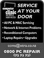 COMPUTER CLINIC MOBILE SERVICES logo