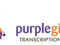 Purple Giraffe Transcription Online logo