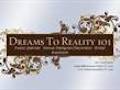 Dreams To Reality 101 logo